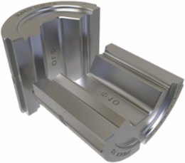 Compresion U Die, Yellow/Red Color Code, Crimping Capacity 4/0 CU, 3/0-2/0 AL
