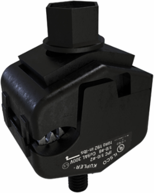 KUP-L-Tap Insulation Piercing Copper Connector, Dual Rated, Main Conductor Range 1/0-8, Tap Range 2-8, Tin Plated, UL, CSA, Bag of 1