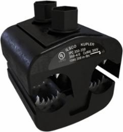 KUP-L-Tap Insulation Piercing Copper Connector, Dual Rated, Main Conductor Range 350-4/0, Tap Range 350-4/0, Tin Plated, UL, CSA