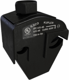 KUP-L-Tap Insulation Piercing Copper Connector, Dual Rated, Main Conductor Range 4/0-4, Tap Range 6-14, Tin Plated, UL, CSA, Bag of 1