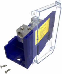 Snapbloc Power Distribution Block, Modular Design, Dual Rated, Line Conductor Range 4/0-6, Load Range 4-14, 2 Ports Per Pole Line Side, 12 Ports Per Pole Load Side, Adder Block, UL, CSA, Includes Cover