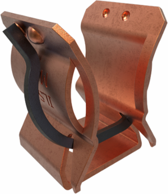 Copper Fuse Clip, Wire Reinforced, 250 Volts, 30 Amps