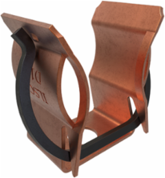 Copper Fuse Clip, Wire Reinforced, 600 Volts, 30 Amps