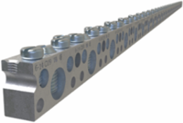 Copper Neutral Bar, Large Conductor Range 1/0-14, Small Range 6-14, 31 Large Ports, 92 Small Ports, UL, CSA