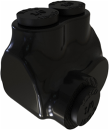 Nimbus Insulated Aluminum In-Line Splicer-Reducer Connector Offset, Conductor Range 1/0-14, 2 Ports, Tin Plated, UL, CSA