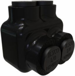Insulated Aluminum Multi-Tap Connector 1-0 to 14 AWG, 2 Ports, Tin Plated