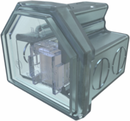 Insulated Aluminum Multi-Tap Connector, 4/0-6 Conductor Range, 2 Ports, 260 Amps