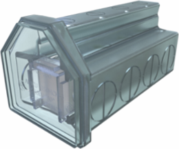 Insulated Aluminum Multi-Tap Connector, 4 Ports, 350-6 AWG, 600V, UL Listed