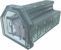 Cleartap Insulated Aluminum Multi-Tap Connector 4 Ports, 4/0-6 AWG, Tin Plated, 600V