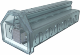 Cleartap Insulated Aluminum Multi-Tap Connector, 6 Ports, Conductor Range 2/0-14, 195 Amps