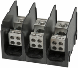 Power Distribution Block, High SCCR, Dual Rated, Line Conductor Range 2/0-14, Load Range 4-14, 1 Port Per Pole Line Side, 4 Ports Per Pole Load Side, 2 Pole, UL, CSA, Includes Cover