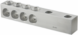 Aluminum Spade Type Transformer Lug, Dual Rated, Conductor Range 350-12, 4 Ports