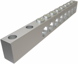 Aluminum Spade Type Transformer Lug, Dual Rated, Conductor Range 500-2, 8 Ports
