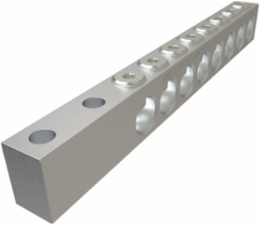 Aluminum Spade Type Transformer Lug, Dual Rated, Conductor Range 750-1/0, 8 Ports