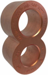 Permaground Copper Grounding Connector, Main Conductor Range 500-300, Tap Range 500-300, Ground Rod Size 3/4in, Rebar Sizes #3-#4, UL, CSA