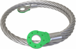 Copper Surface Bonding Jumper, 2 Holes, 5/16in Bolt Size, 21in, UL