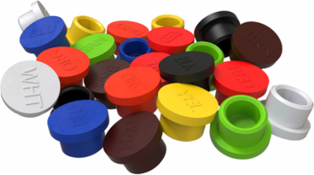 Nimbus Replacement Screw Caps, Bag of 24 (8 Colors x3)