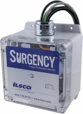 Surgency Surge Protection, Service Entrance, Lead Wire Size 10, 3 Phase, Wye System, 50kA Surge Current, 208Y/120 V, Indicator LED, UL, CSA