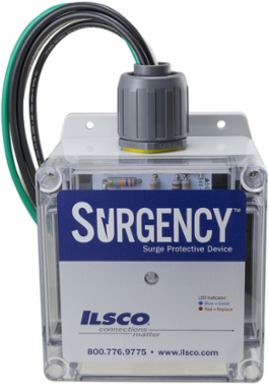Surge Protector 10 AWG, 3 Phase, 100kA Surge, 480Y/277 V, LED, Alarm