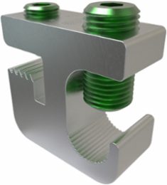 Aluminum Lay-in Ground Lug, Dual Rated, Conductor Range 250-6, Tin Plated, UL, CSA