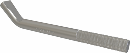 Structural Steel Ground Stud, 5/8in Nominal Rod Side, Equivalent Conductor Size 1/0, Tin Plated