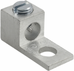 Aluminum Mechanical Lug, Conductor Range 2-14, 1 Port, 1 Hole, 1/4in Bolt Size, Tin Plated, UL, CSA