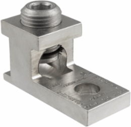 Aluminum Mechanical Lug, Conductor Range 250-6, 1 Port, 1 Hole, 5/16in Bolt Size, Tin Plated, UL, CSA
