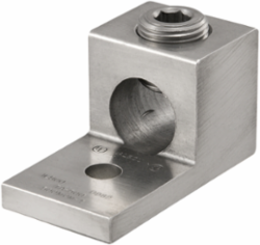 Aluminum Mechanical Lug, Conductor Range 500-4, 1 Port, 1 Hole, 3/8in Bolt Size, Tin Plated, UL, CSA