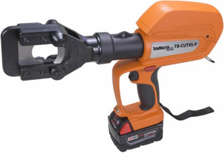 Taskmaster Battery Hydraulic Pistol Grip Cutting Tool Without Battery and Charger, Cutting Capacity 1.7in CU, 1.7in AL, 1590 ACSR, 5/8in Guy Wire, 1/2in Guy Wire (EHS), 5/8in Ground Rod