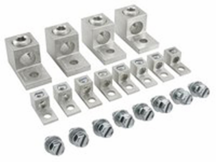 Aluminum Transformer Lug Kit, Dual Rated, Includes (29) TA-600, (18) 3/8-16 x 2 Bolts, (18) 3/8-16 Free Spin Flange Nuts