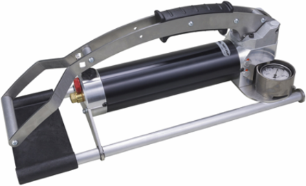 Taskmaster Hydraulic Pump for Remote Crimping or Cutting Heads, Includes Pump, Metal Case, and Instruction Manual