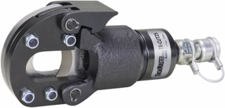 Taskmaster Remote Hydraulic Cutting Head, Includes Nylon Carrying Case, Instruction Manual, Cutting Capacity 0.95in CU, 0.95in AL, 556 ACSR, 5/8in Guy Wire, 1/2in Guy Wire (EHS), 5/8in Ground Rod