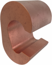 Permaground Copper Grounding C Crimp, Main Conductor Range 4/0-3/0 Sol, Tap Range 2-6 Sol, UL, CSA