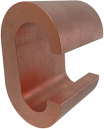 Permaground Copper Grounding C Crimp, Main Conductor Range 4/0-3/0 Sol, Tap Range 2/0-1/0 Sol, UL, CSA