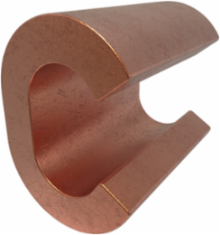 Permaground Copper Grounding C Crimp, Main Conductor Range 8 Str-8 Sol, Tap Range 8-10 Sol, CSA