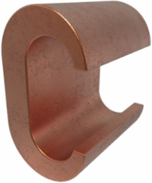 Permaground Copper Grounding C Crimp, Main Conductor Range 2 Str-2 Sol, Tap Range 2 Str-2 Sol, UL, CSA