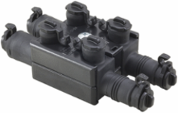 Streetwise Street Light Connector, Dual Rated, Direct Bury, Conductor Range 1/0-14, 1 Port Line Side, 2 Ports Load Side, UL, With De-Ox