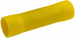 ILSCON Butt Splice, Conductor Range 10-12, Vinyl Insulated, Butted Barrel, Yellow Color Code, Pack of 25