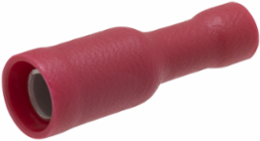 ILSCON Bullet Disconnect Terminal, Conductor Range 18-22, Female, Vinyl Fully Insulated, Red Color Code, Pack of 50