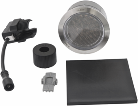 HYVE WARM Integrated Ground Fixture, Warm White, 2.36 Inch Diameter, 12 V, 0.80 Watt