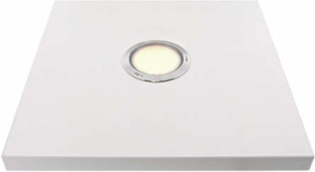 HYVE WARM Integrated Ground Fixture, Warm White, 2.36 Inch Diameter, 12 V, 0.80 Watt