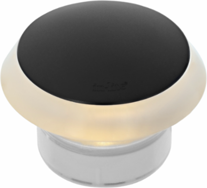 PUCK DARK Integrated Ground Fixture 12V, 60 mm, 3.39 in Diameter, 1.5 W, CRI 96