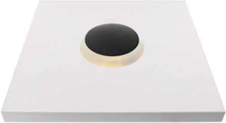 PUCK DARK Integrated Ground Fixture 12V, 60 mm, 3.39 in Diameter, 1.5 W, CRI 96