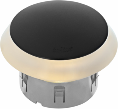 PUCK DARK Integrated Ground Fixture 12V, 60 mm, 3.39 in Diameter, 1.5 W, CRI 96