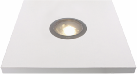 LUNA Integrated Ground Fixture, Warm White, 60mm, 2-3/8 Inch, 12V, 3W, IP67