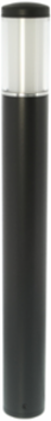 LIV DARK Bollard Light, 24.09 Inch Height, Warm White, 1.5 Watt, Aluminum