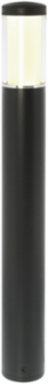LIV DARK Bollard Light, 24.09 Inch Height, Warm White, 1.5 Watt, Aluminum