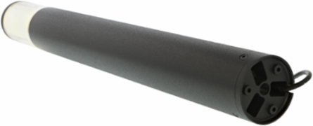 LIV DARK Bollard Light, 24.09 Inch Height, Warm White, 1.5 Watt, Aluminum