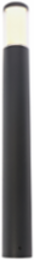 LIV DARK Bollard Light, 24.09 Inch Height, Warm White, 1.5 Watt, Aluminum