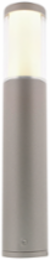 LIV LOW SILVER Bollard Fixture, 14.65 Inch Height, 12V, 1.5 Watt, 2.64 Inch Diameter